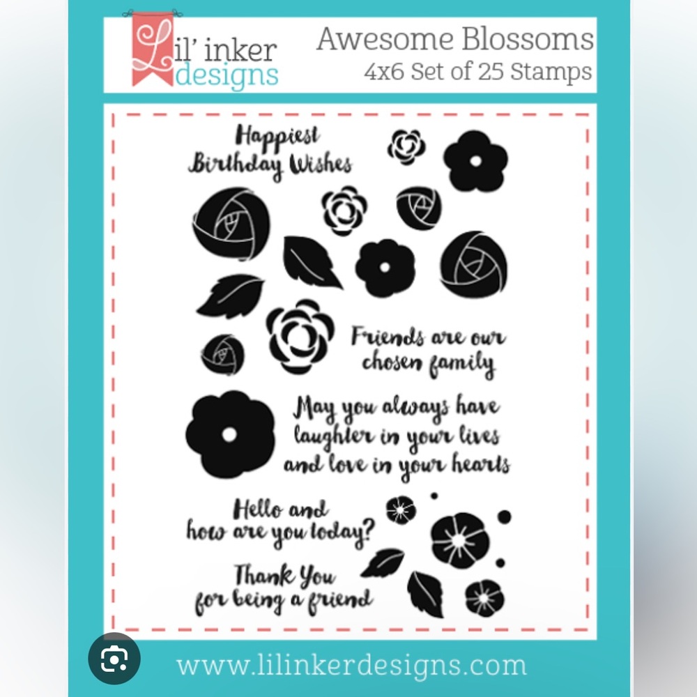 Lil’ Inker Designs Awesome Blossom Stamps & Dies